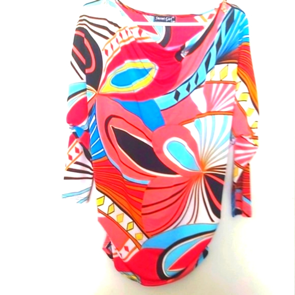 SWEET GIRL | Women's Top Multi-colour Size L/XL